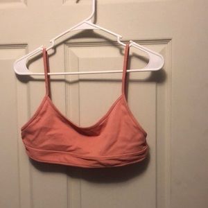 Zara Dusty rose large bralette ribbed